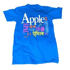 Vintage 80s Apple Technology Language Shirt